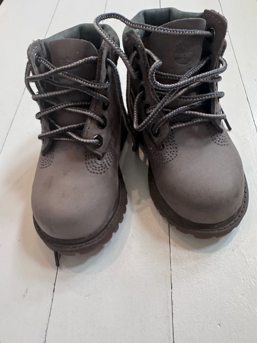 Baby Timberland Grey Lace-Up Outdoor Boots